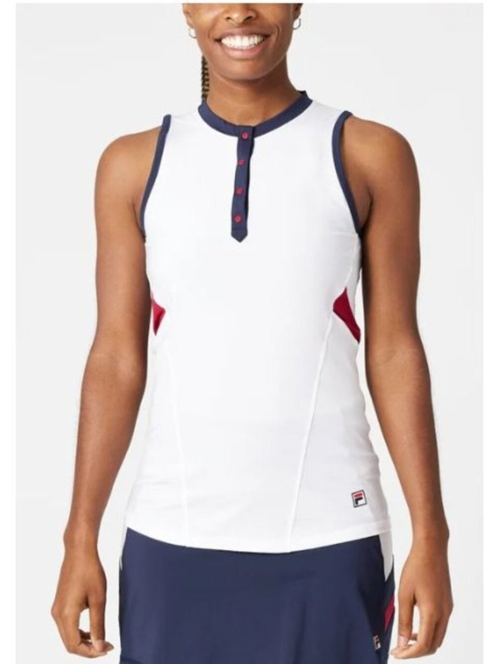 Fila Heritage Essentials Full Coverage Tank Womens Sz M